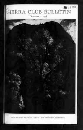 Sierra Club Bulletin 1946 Vol 31 No 5 October thumbnail